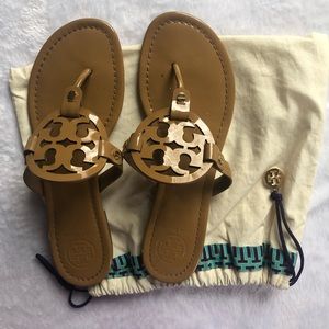 Tory Burch flip flaps, size 9.5 M